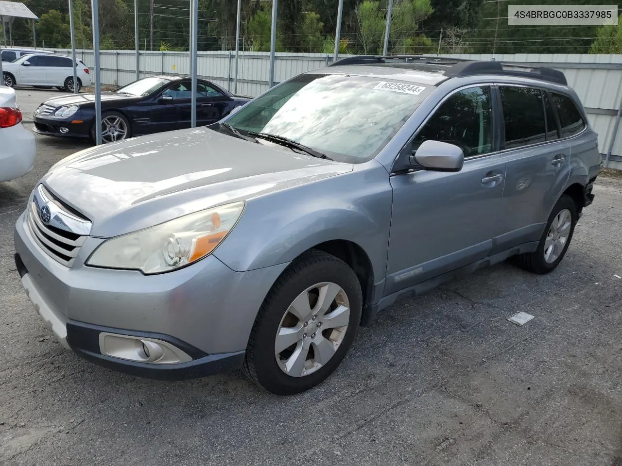 2011 Subaru Outback 2.5I Premium VIN: 4S4BRBGC0B3337985 Lot: 68258244