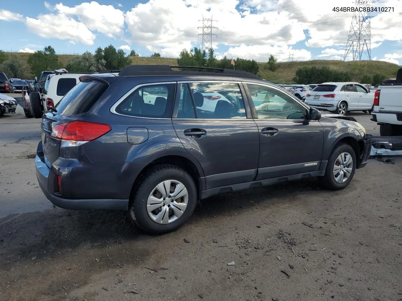 2011 Subaru Outback 2.5I VIN: 4S4BRBAC8B3410271 Lot: 68843974