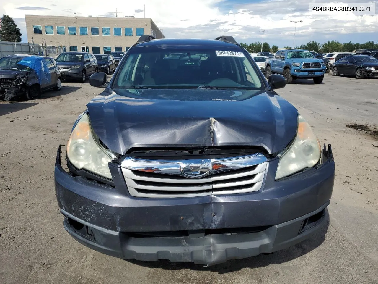 4S4BRBAC8B3410271 2011 Subaru Outback 2.5I