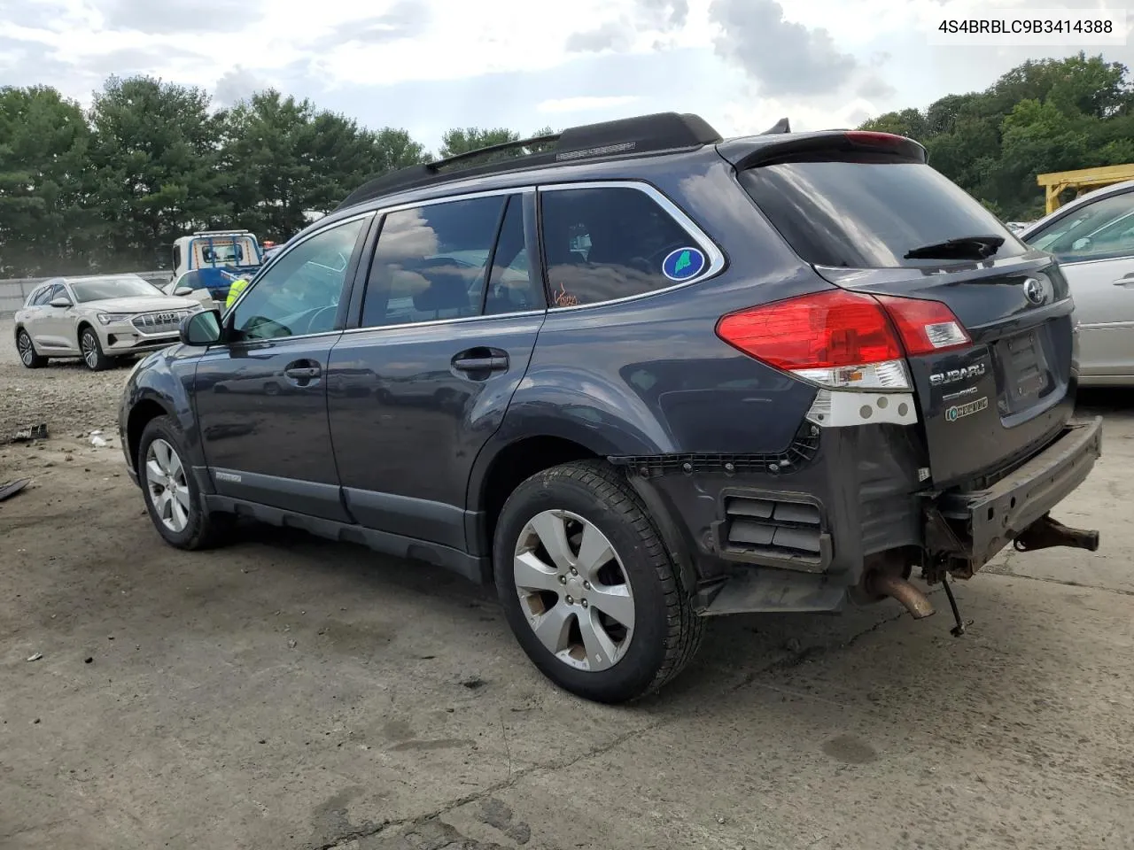 4S4BRBLC9B3414388 2011 Subaru Outback 2.5I Limited