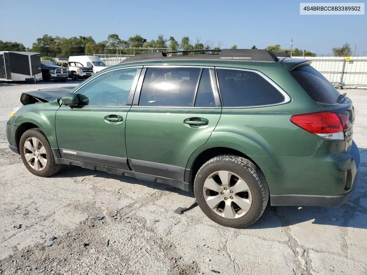 2011 Subaru Outback 2.5I Premium VIN: 4S4BRBCC8B3389502 Lot: 69273204