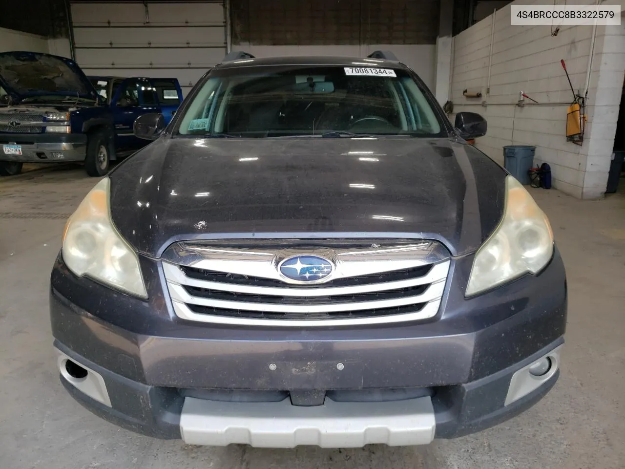 2011 Subaru Outback 2.5I Premium VIN: 4S4BRCCC8B3322579 Lot: 70081344