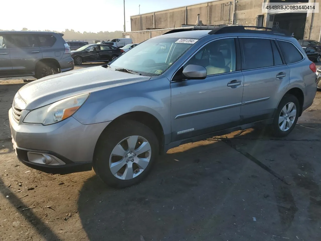 4S4BRBJC0B3440414 2011 Subaru Outback 2.5I Limited