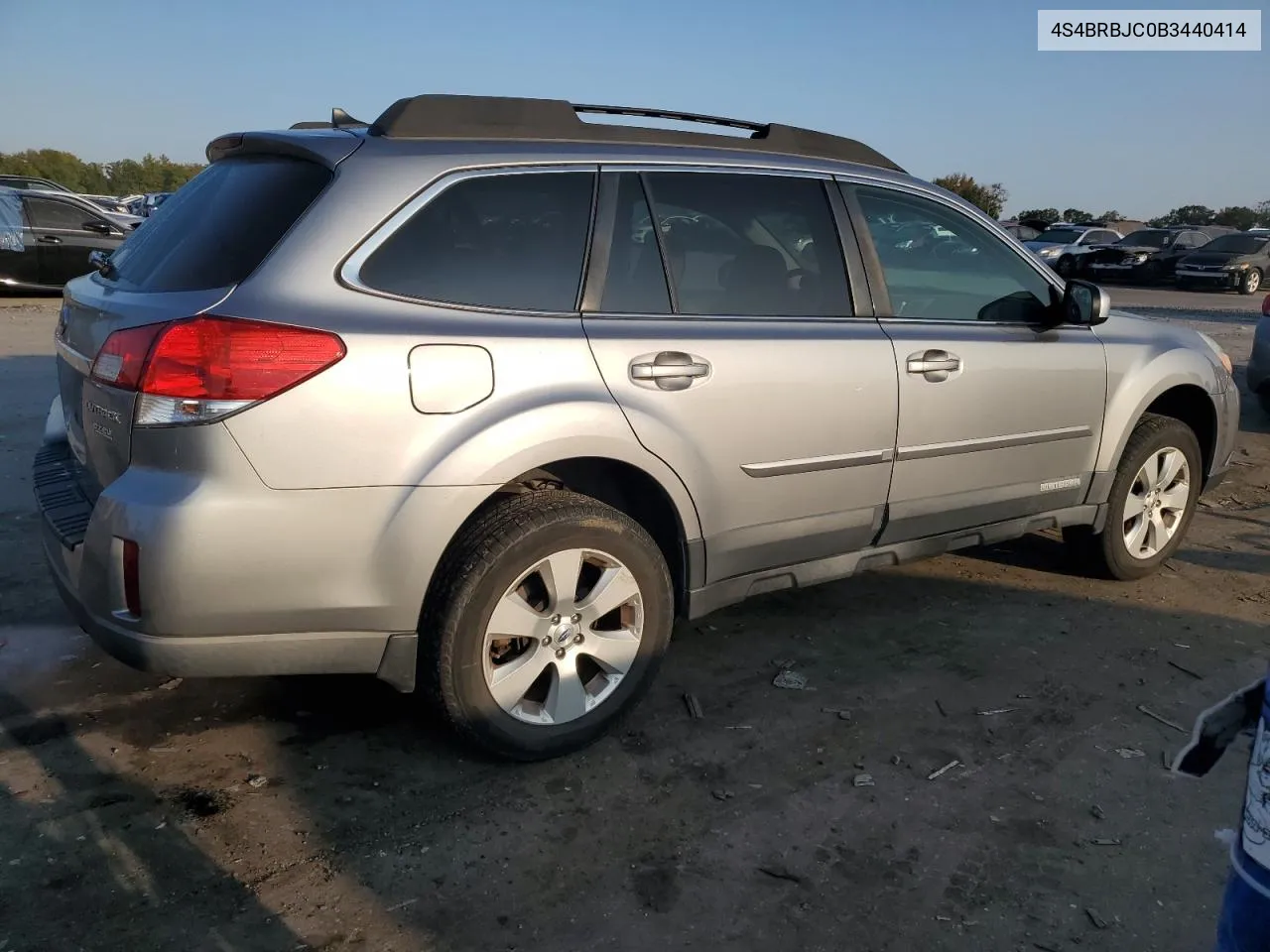 4S4BRBJC0B3440414 2011 Subaru Outback 2.5I Limited