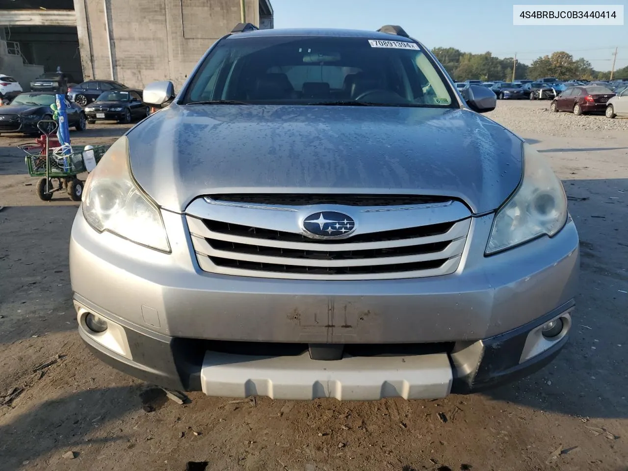 2011 Subaru Outback 2.5I Limited VIN: 4S4BRBJC0B3440414 Lot: 70891394