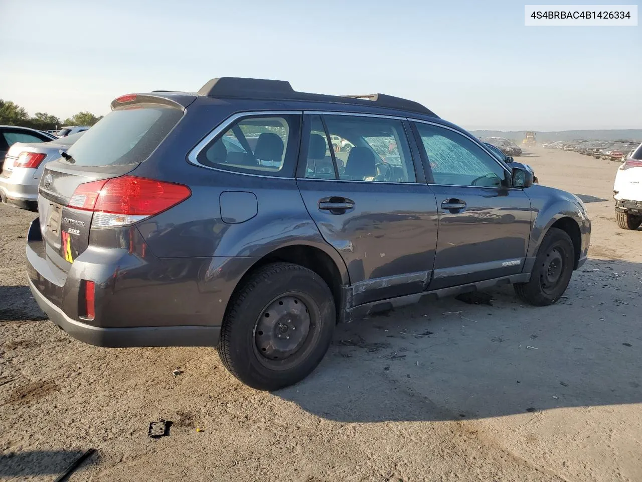 2011 Subaru Outback 2.5I VIN: 4S4BRBAC4B1426334 Lot: 71354434