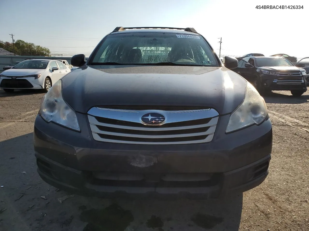 2011 Subaru Outback 2.5I VIN: 4S4BRBAC4B1426334 Lot: 71354434