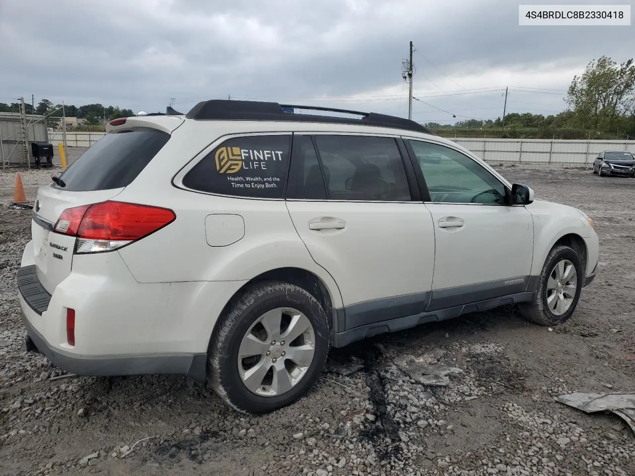 4S4BRDLC8B2330418 2011 Subaru Outback 3.6R Limited