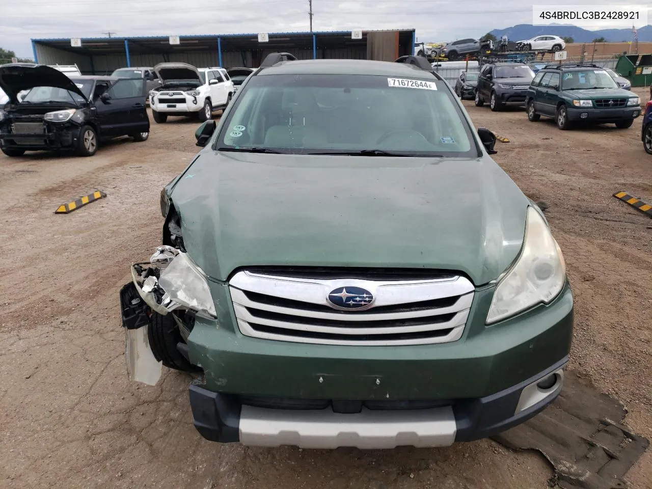 4S4BRDLC3B2428921 2011 Subaru Outback 3.6R Limited