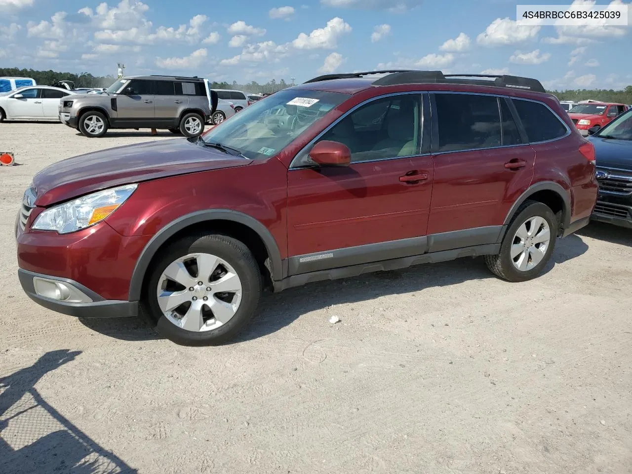 2011 Subaru Outback 2.5I Premium VIN: 4S4BRBCC6B3425039 Lot: 72218284