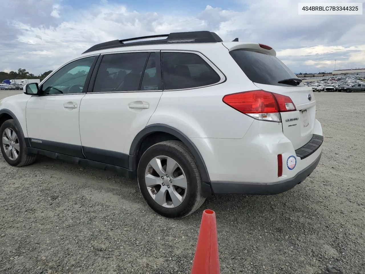 2011 Subaru Outback 2.5I Limited VIN: 4S4BRBLC7B3344325 Lot: 72231614