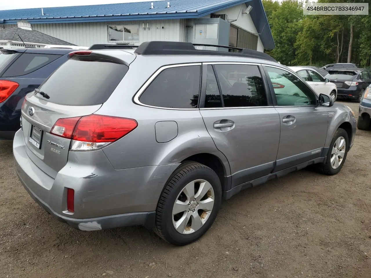 2011 Subaru Outback 2.5I Premium VIN: 4S4BRBCC7B3346947 Lot: 72394134