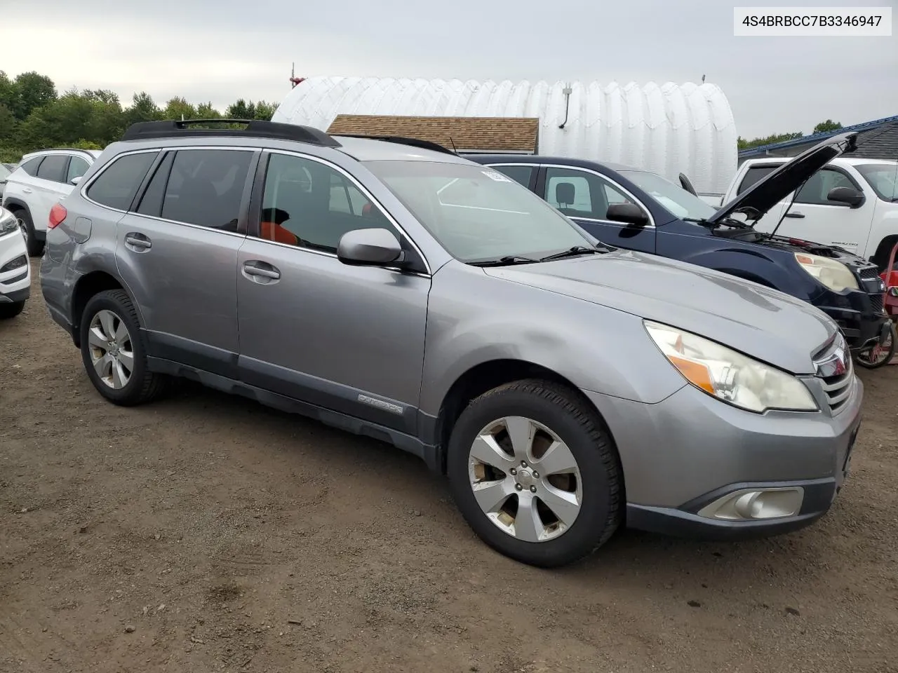 2011 Subaru Outback 2.5I Premium VIN: 4S4BRBCC7B3346947 Lot: 72394134