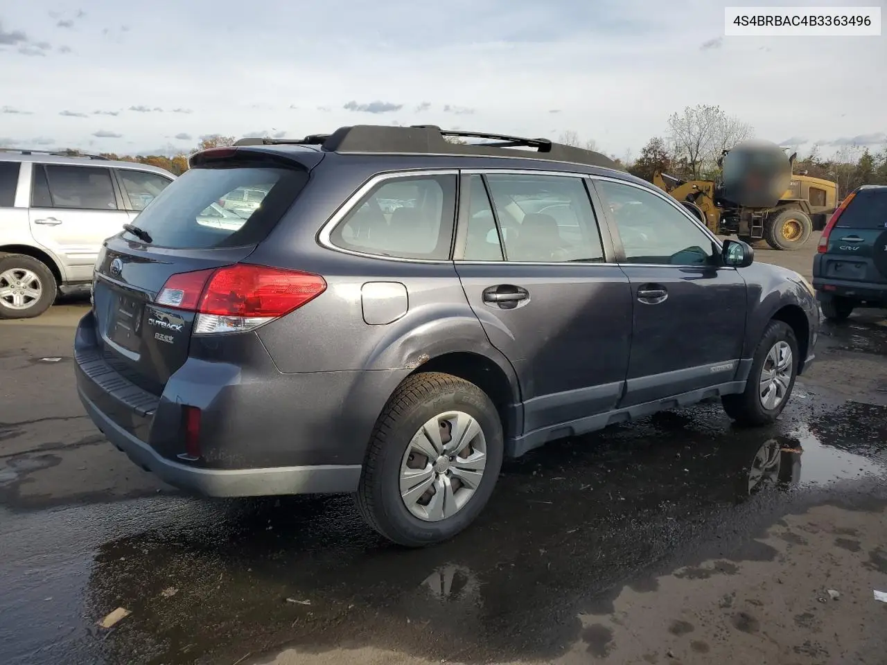 4S4BRBAC4B3363496 2011 Subaru Outback 2.5I