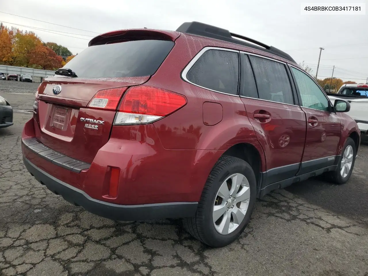 4S4BRBKC0B3417181 2011 Subaru Outback 2.5I Limited