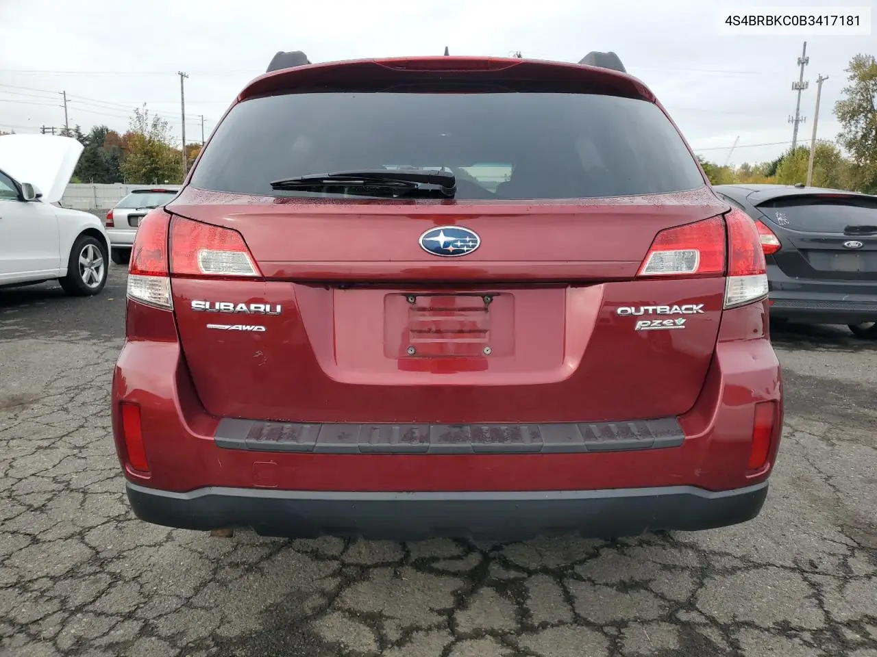 4S4BRBKC0B3417181 2011 Subaru Outback 2.5I Limited