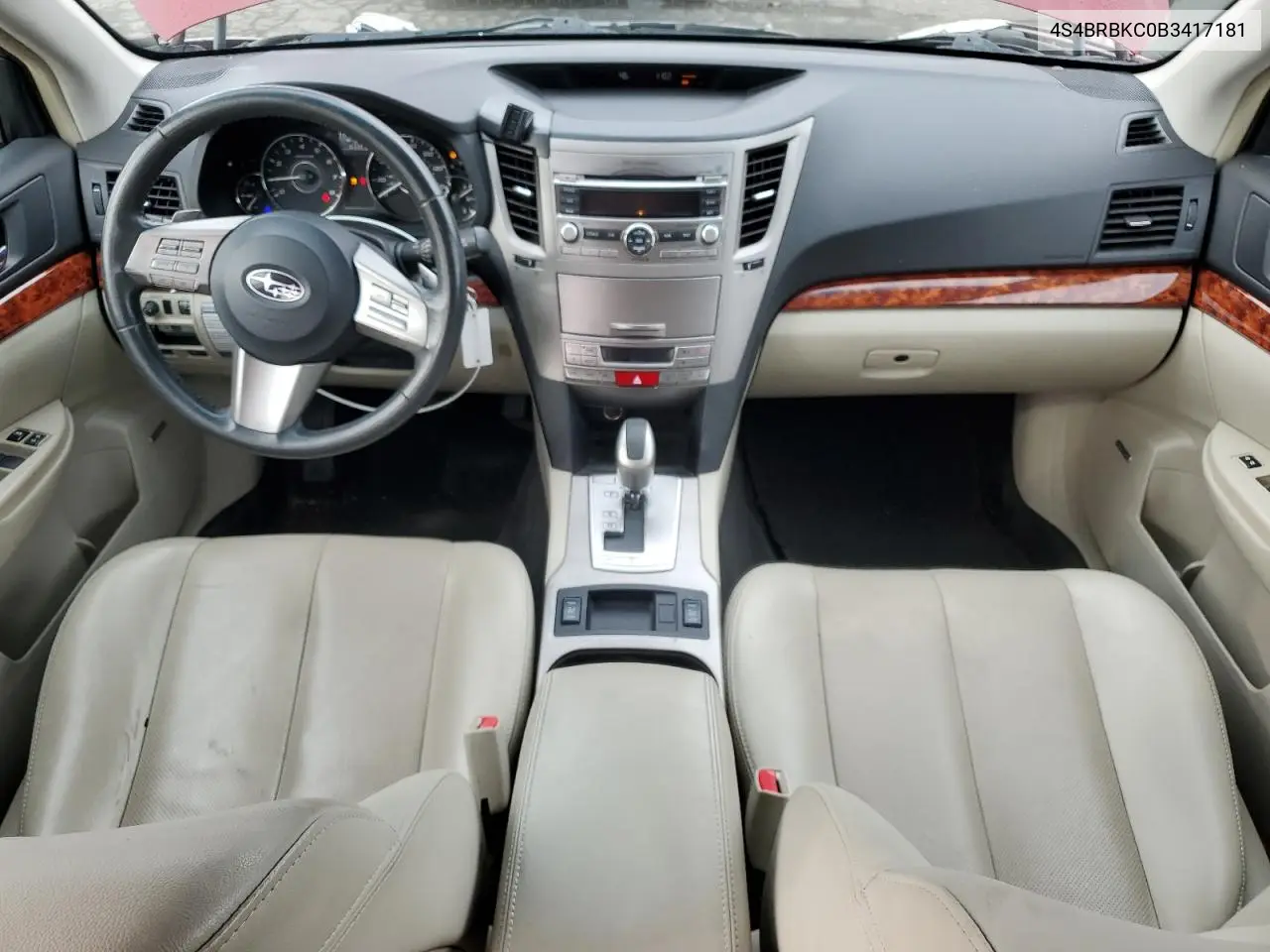 4S4BRBKC0B3417181 2011 Subaru Outback 2.5I Limited