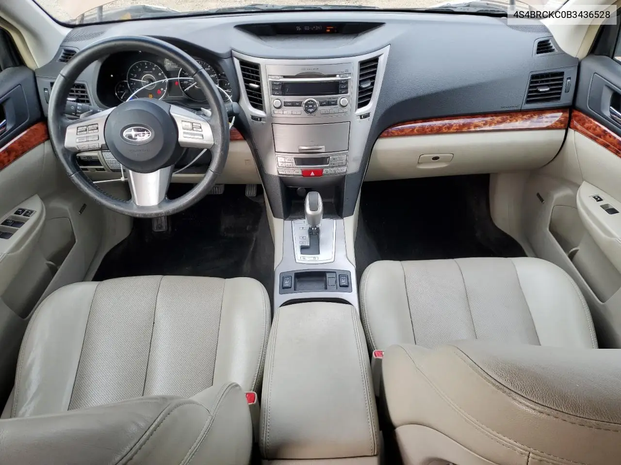 4S4BRCKC0B3436528 2011 Subaru Outback 2.5I Limited