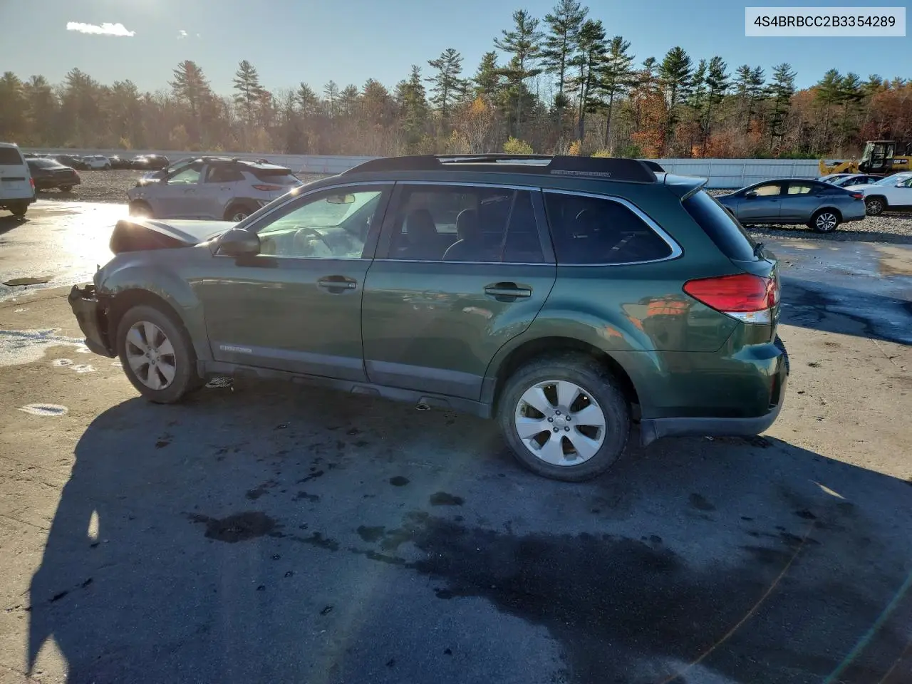 4S4BRBCC2B3354289 2011 Subaru Outback 2.5I Premium