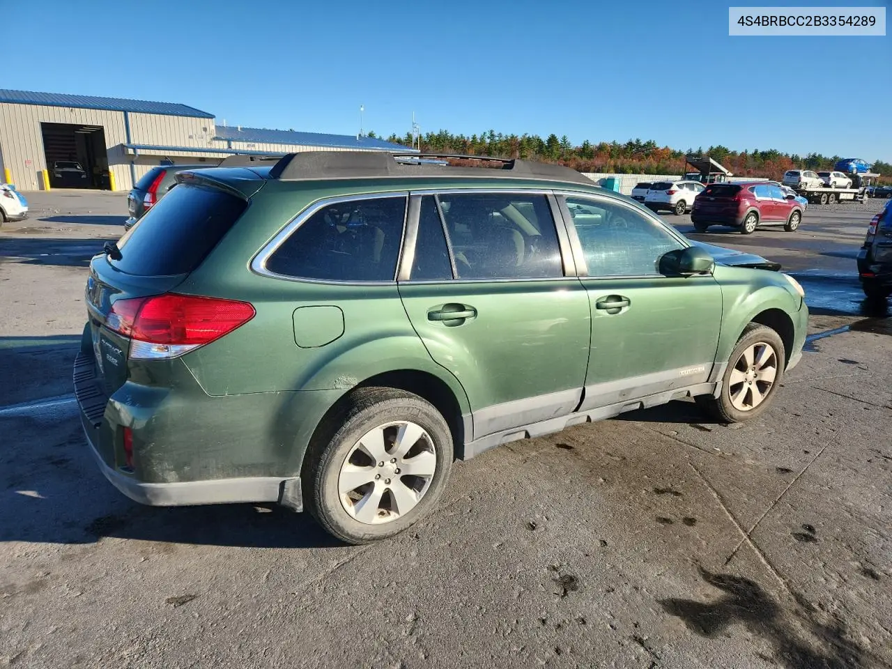 4S4BRBCC2B3354289 2011 Subaru Outback 2.5I Premium