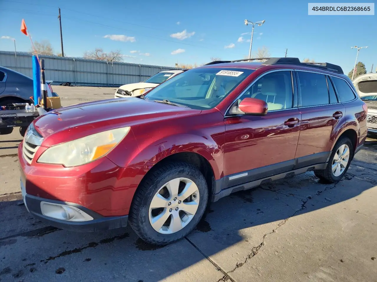 4S4BRDLC6B2368665 2011 Subaru Outback 3.6R Limited
