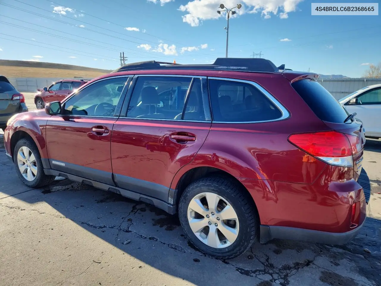4S4BRDLC6B2368665 2011 Subaru Outback 3.6R Limited