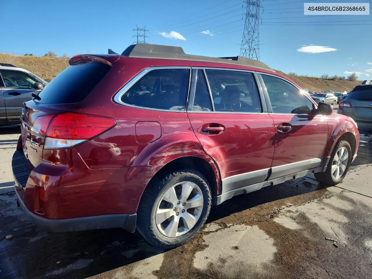 4S4BRDLC6B2368665 2011 Subaru Outback 3.6R Limited