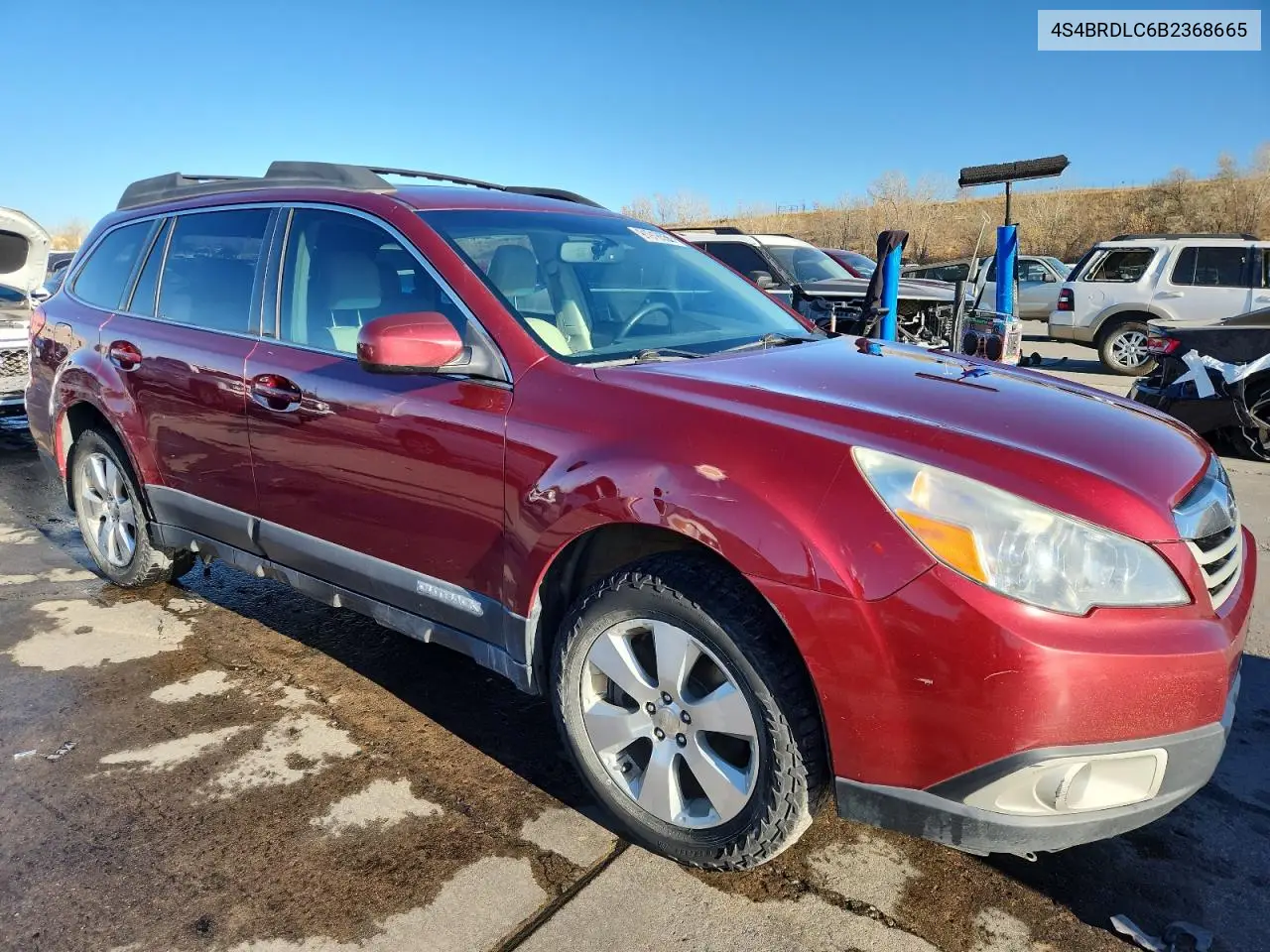 4S4BRDLC6B2368665 2011 Subaru Outback 3.6R Limited