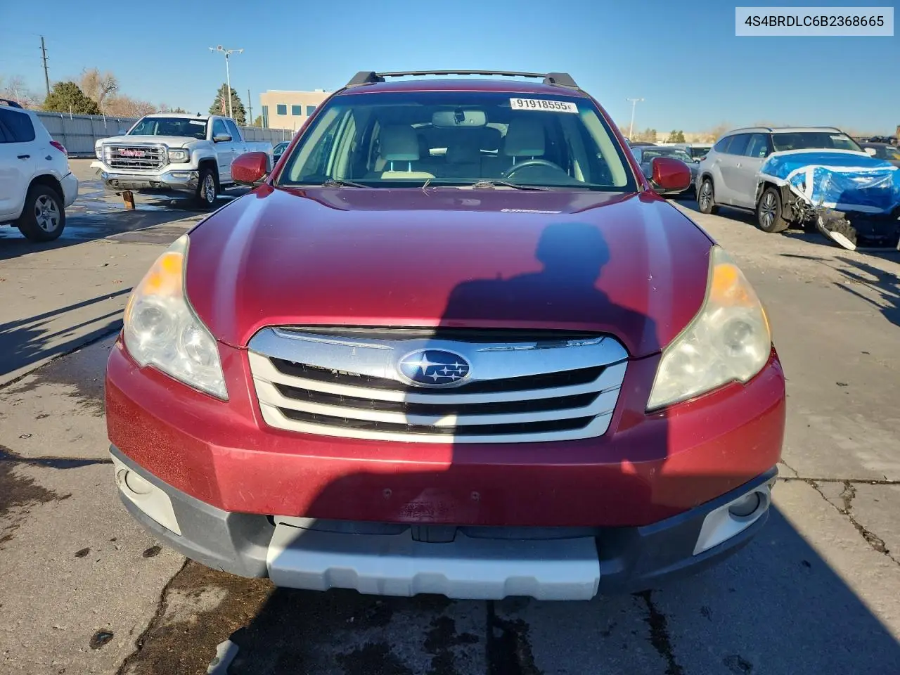 4S4BRDLC6B2368665 2011 Subaru Outback 3.6R Limited