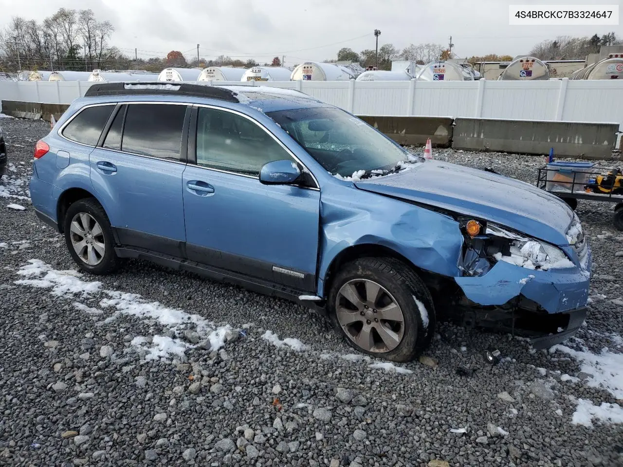 4S4BRCKC7B3324647 2011 Subaru Outback 2.5I Limited