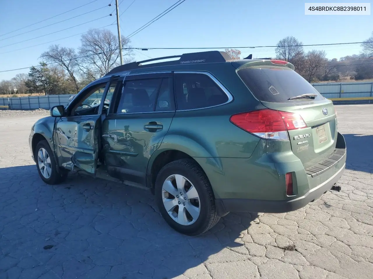 4S4BRDKC8B2398011 2011 Subaru Outback 3.6R Limited