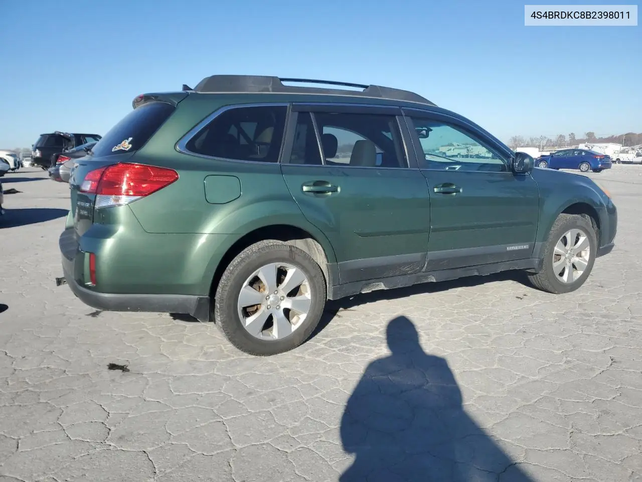 4S4BRDKC8B2398011 2011 Subaru Outback 3.6R Limited