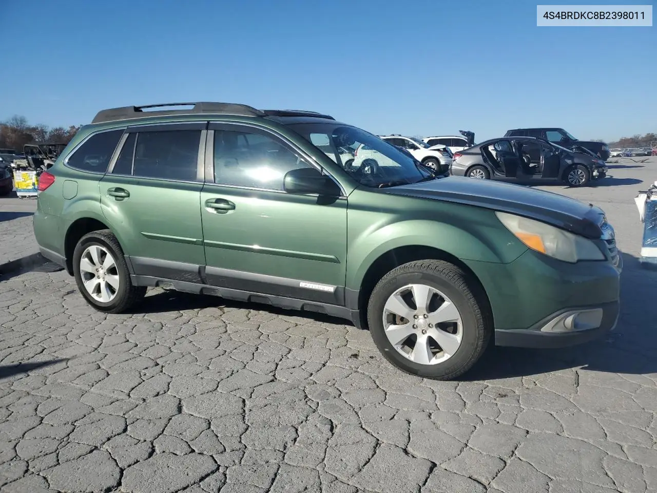 4S4BRDKC8B2398011 2011 Subaru Outback 3.6R Limited