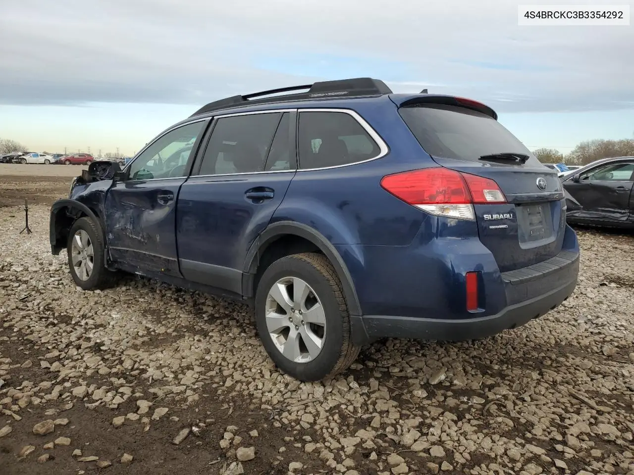 4S4BRCKC3B3354292 2011 Subaru Outback 2.5I Limited