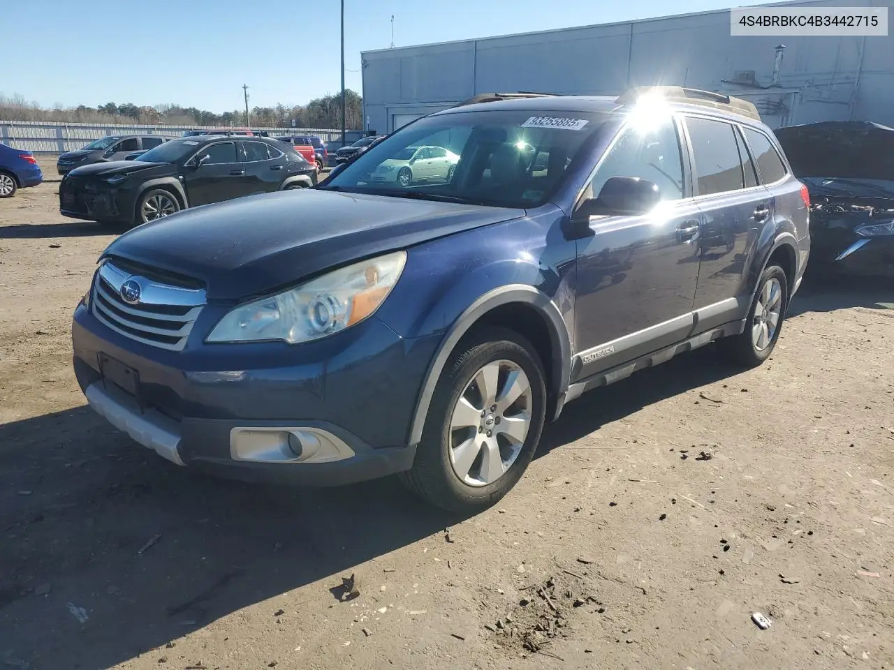 4S4BRBKC4B3442715 2011 Subaru Outback 2.5I Limited