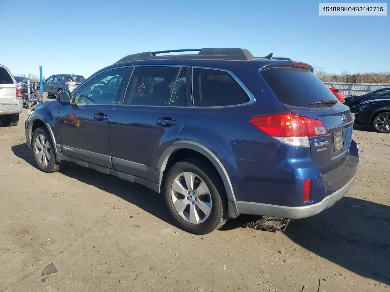 4S4BRBKC4B3442715 2011 Subaru Outback 2.5I Limited