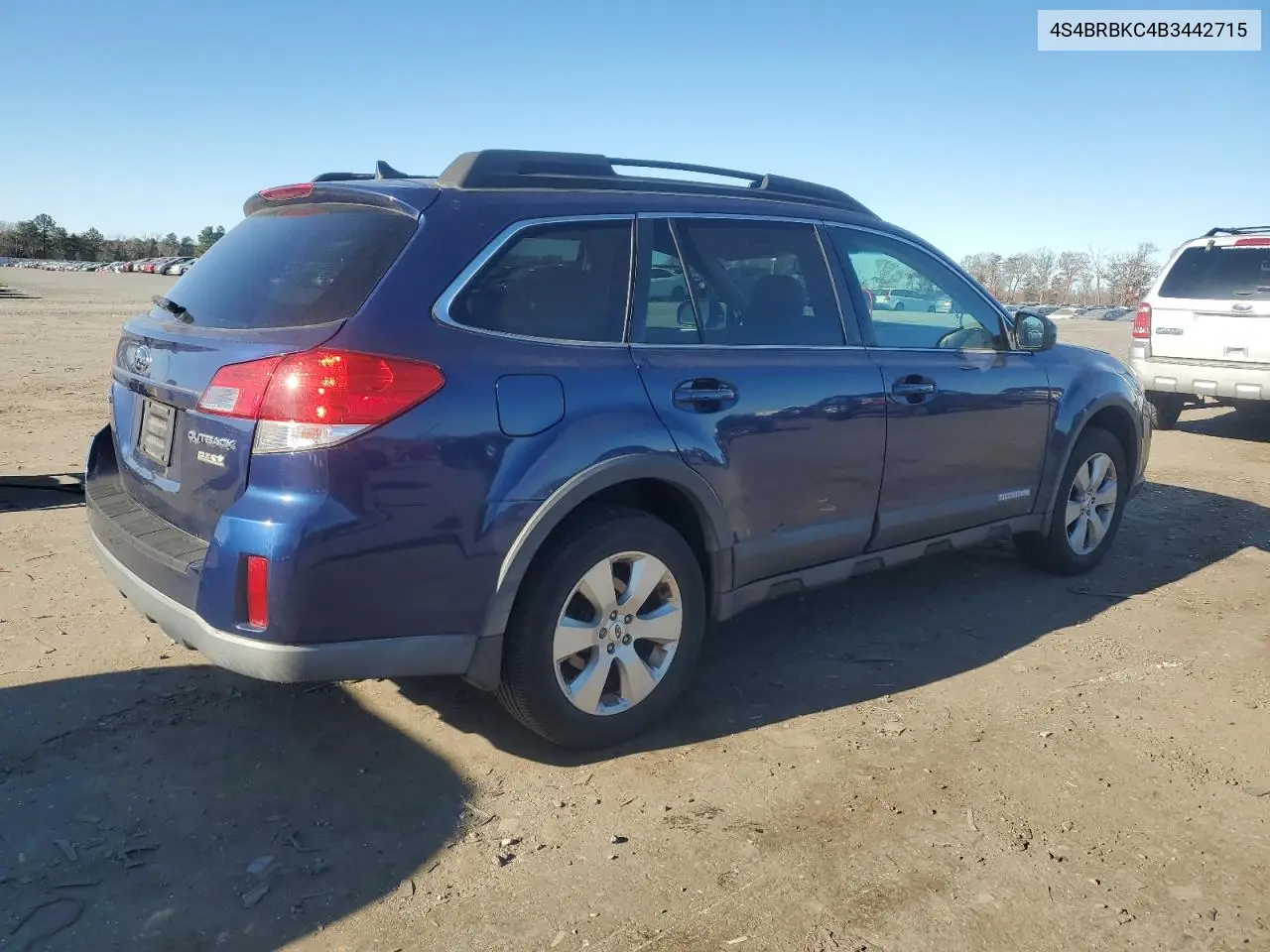 4S4BRBKC4B3442715 2011 Subaru Outback 2.5I Limited
