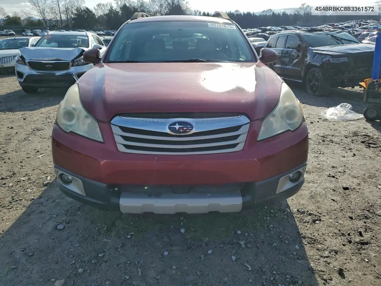 4S4BRBKC8B3361572 2011 Subaru Outback 2.5I Limited