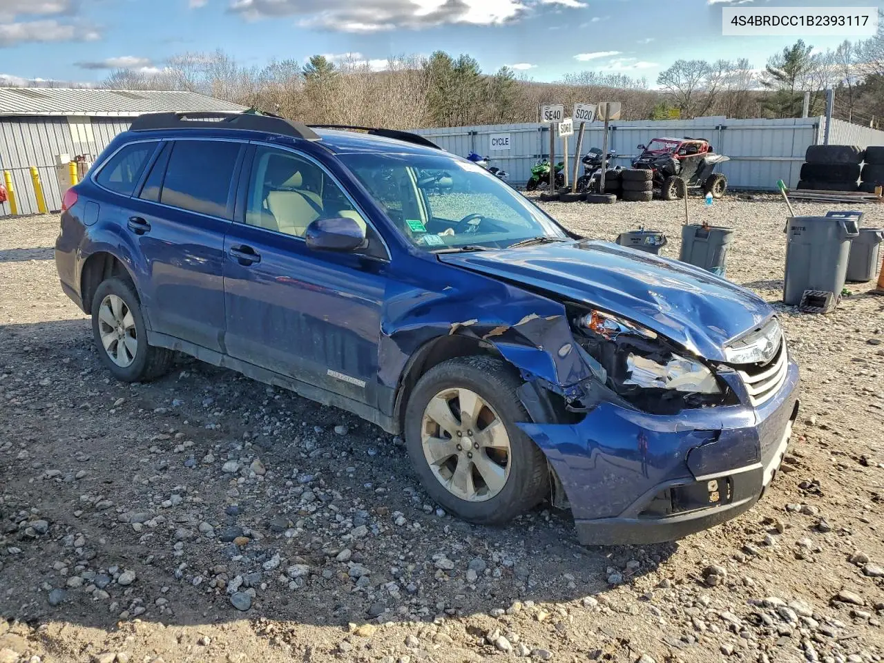 4S4BRDCC1B2393117 2011 Subaru Outback 3.6R Premium