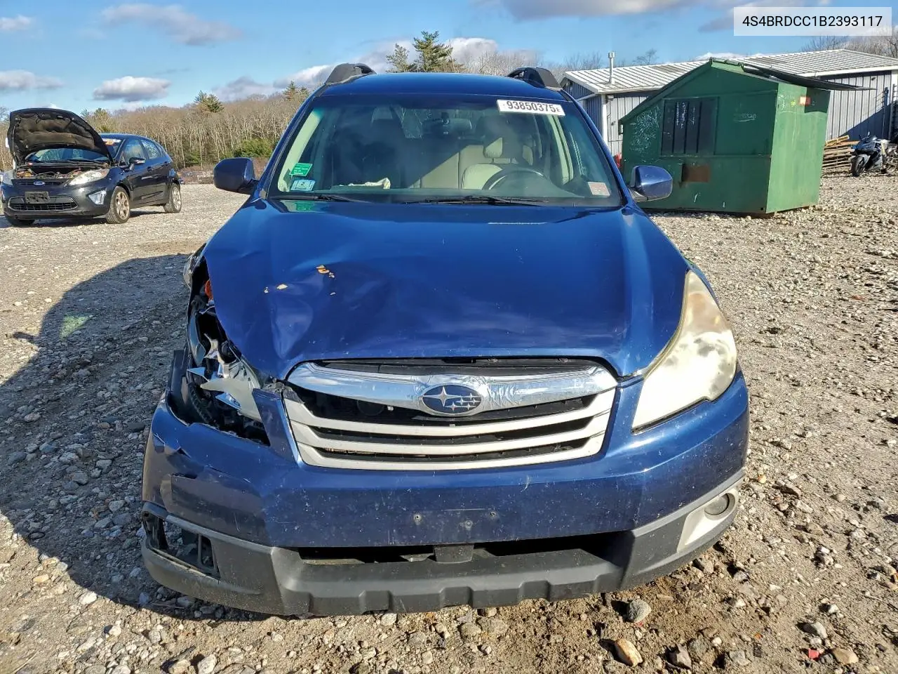 4S4BRDCC1B2393117 2011 Subaru Outback 3.6R Premium