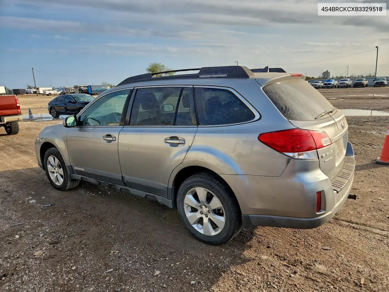4S4BRCKCXB3329518 2011 Subaru Outback 2.5I Limited