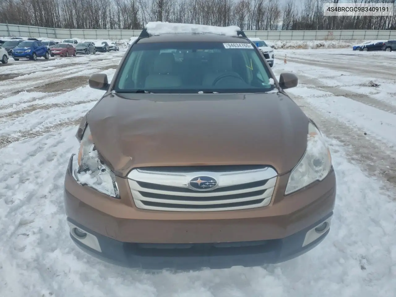 4S4BRCGC9B3409191 2011 Subaru Outback 2.5I Premium