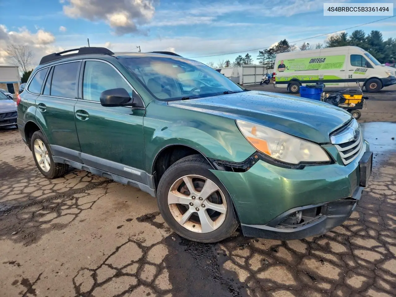 4S4BRBCC5B3361494 2011 Subaru Outback 2.5I Premium