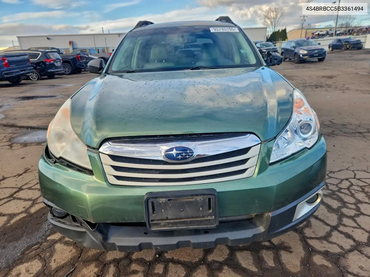 4S4BRBCC5B3361494 2011 Subaru Outback 2.5I Premium