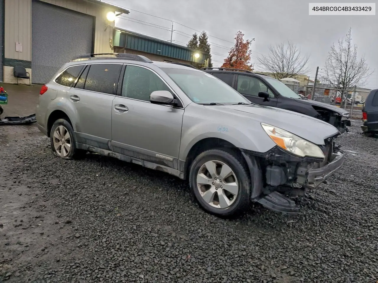4S4BRCGC4B3433429 2011 Subaru Outback 2.5I Premium