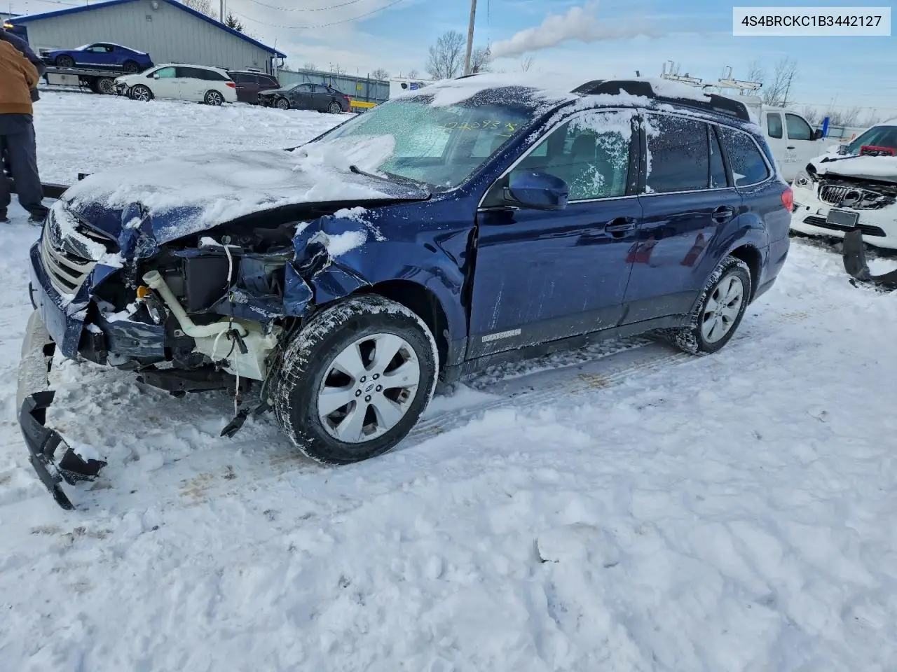 4S4BRCKC1B3442127 2011 Subaru Outback 2.5I Limited