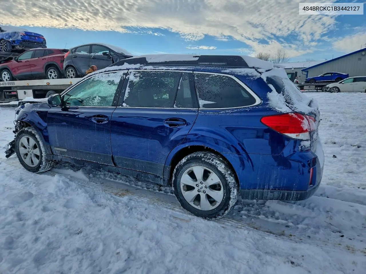 4S4BRCKC1B3442127 2011 Subaru Outback 2.5I Limited