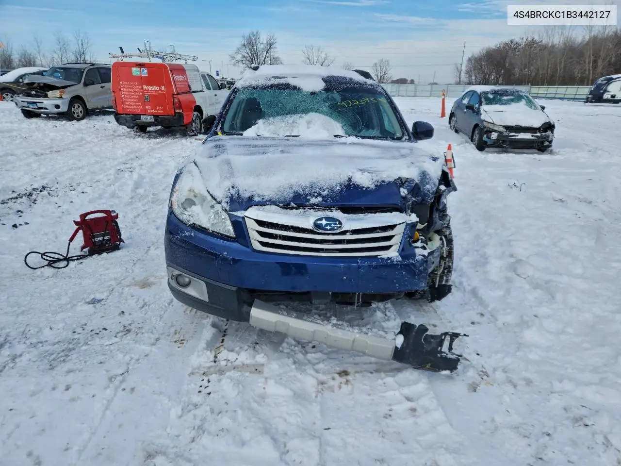 4S4BRCKC1B3442127 2011 Subaru Outback 2.5I Limited