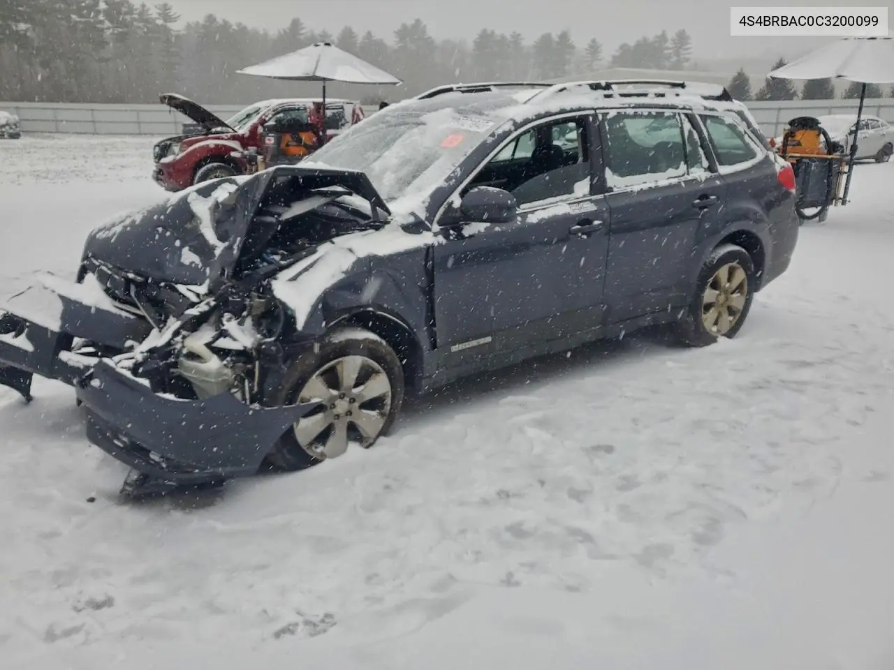 4S4BRBAC0C3200099 2012 Subaru Outback 2.5I