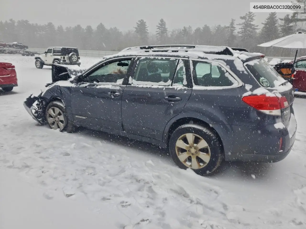 4S4BRBAC0C3200099 2012 Subaru Outback 2.5I